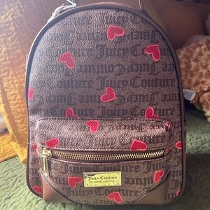 Juicy Couture heart backpack